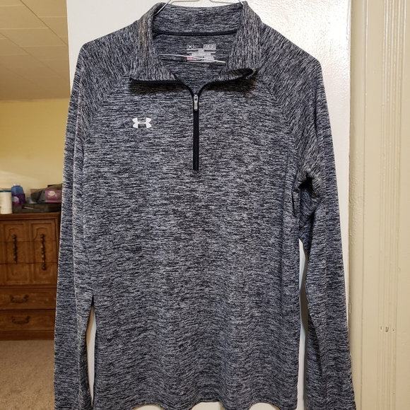 Under Armour athletic black & white jacket size medium in excellent condition - Picture 1 of 6